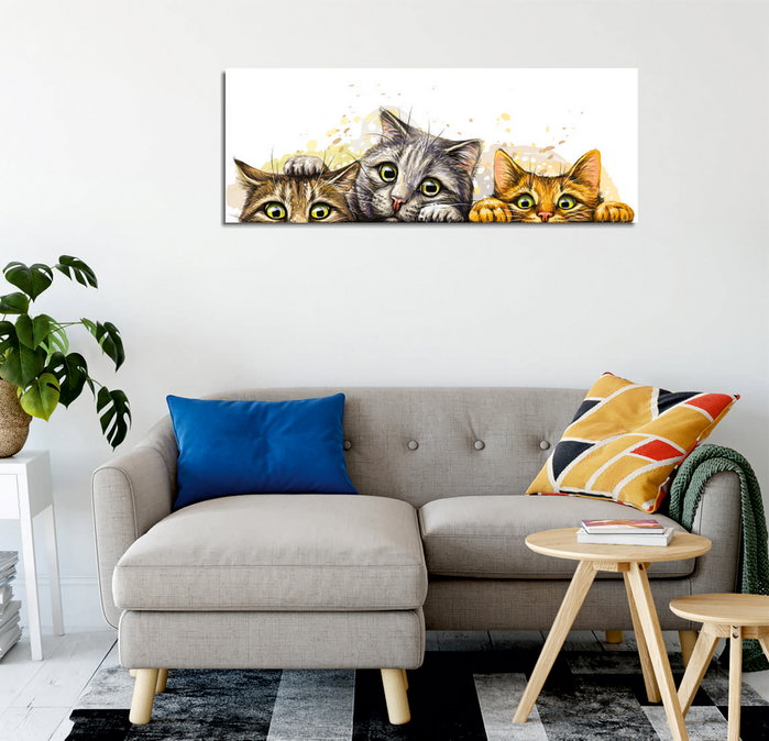 Wallity PC296 Lienzo Decorativo Multicolor 30 x 80 cm